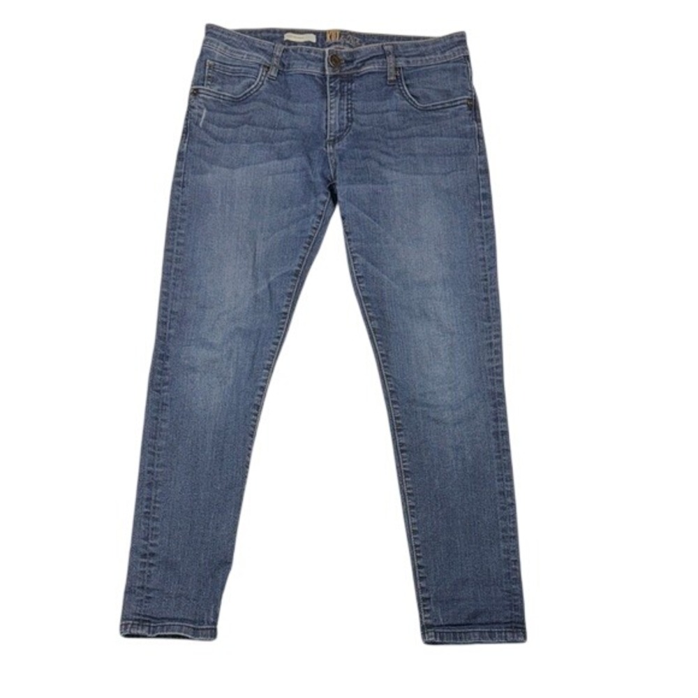 KUT from the Kloth Katy Boyfriend Jeans Womens 6 Medium Wash Blue Stretch Denim